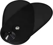 Side Window Sun Shade, UV Protection Car Sunshade, 15.75x8.27 Inches Adjustable Suction Cup Blinds, Heat & UV Rays Blocking Design, 2-Pack Black for Vehicle Casement