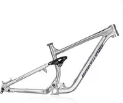 Enduro Mountain Bike Frame 27.5er 29er Full Suspension Frame 150mm Travel 15.5''/17''/18'' Boost Frame 12x148mm Thru Axle Trail/DH/AM Soft Tail Frame Disc Brake(Silver,27.5x15.5'')