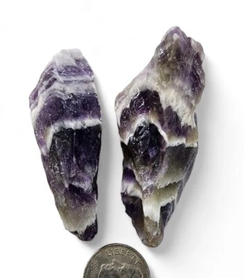 Amethyst Chevron Natural Crystals 45.8 grams