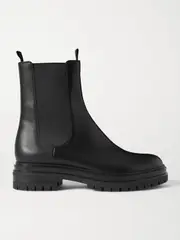 [Gianvito Rossi] Gianvito Rossi - Chester Leather Chelsea Boots - Black - IT42 IT 42 Black