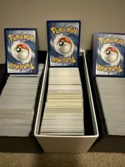 800 Pokemon Bulk C, UC, ACE, Holos, ex Prismatic Evolutions And Other Sets
