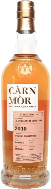 Carn Mor Craigellachie 2010 12 Year Old Single Malt Whisky 700ml
