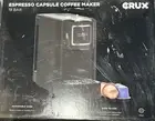 Crux Espresso Capsule Coffee Maker, Black Copper