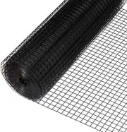 Fencer Wire 16 Gauge Black Vinyl Coated Welded Wire Mesh Size 1 inch by 1 inch 4