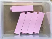 LEGO Parts - Bright Pink Brick 1 x 1 x 3 - No 14716 - QTY 5