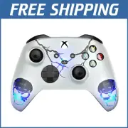 Skulls White Custom Wireless Controller for Xbox One S/X: Elevate Your Gameplay