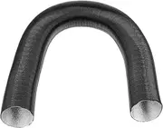 MGAVATPNPY 1pc Black 75mm Heater Duct Pipe D-iesel Heater Duct Pipe Aluminum Warm Air Ducting Hose Adjustable 100-200cm