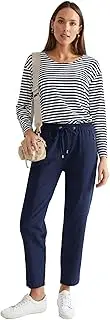 [KATIES] Womens - Pants/Trousers - Winter - Blue - Joggers - Navy - Ankle Length - Cargo - Smart Casual Fashion - Everyday Office Wear Work Clothes