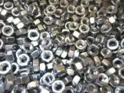 M10-1.5 Finished Hex Nuts DIN 934 Class 8.8 Zinc Plated 1500 Count