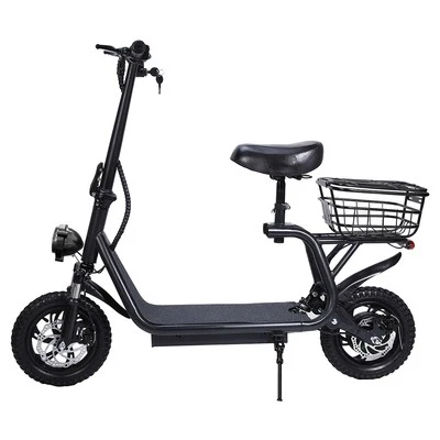 Electric Scooter 12 inch 2000W 50KM/H 50km Foldable Adult Travel E-Bike w/Seat