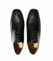 Alfredo Men's Preto Dress Oxfords Lace up Shoes 1151-459, Black shoes- Size 40