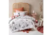 Happy Kids Woodland White 2 Piece Comforter Set Single