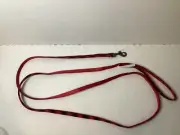 Whisker City Buffalo Check Plaid Cat Leash Red Black 6ft NWTs