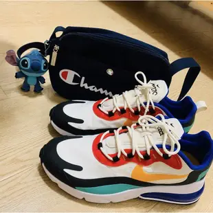 Air Max 270 React 黑白 白綠 白黃藍  AH8050-002潮鞋