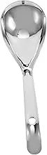 AUTSUPPL Stainless Steel Serving Spoon Kitchen Rice Paddle for Rice Noodles and Soups Elegant Design Ergonomic Grip for Daily Use and Special Occasions