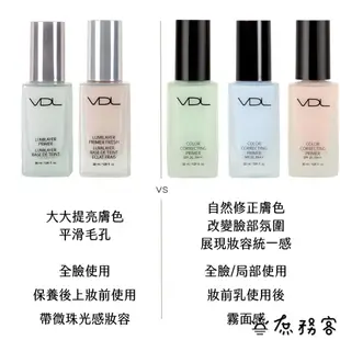 VDL 妝前乳 假一賠十 VDL LUMILAYER PRIMER 貝殼乳 經典款 保濕款 現貨 庶務客