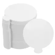 200pcs Mini Cake Boards, Mousse Cake Cardboards Round for Cake Bases (White)