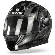 D-Skwal 2 Atraxx Black Anthracite Silver KAS Full Face Helmet