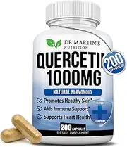 Quercetin & Bromelain 1200mg | Supports Immune System & Cardiovascular Health, Helps Improve Inflammatory & Immune Responses, Seasonal Sinus Support