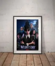 Wednesday Addams Poster Art Print 13 ( Jenna Ortega / Wednesday dance / wall art