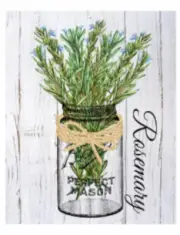 Vintage Image Kitchen Herbs Spice Ball Mason Canning Jar Waterslide Decals KI436
