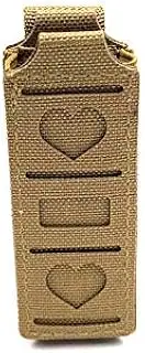 Release Fast Pull Tactical Holster Mollo CS Equipment Elastic String Clip Pull Magazine Attachment (Color : Khaki)