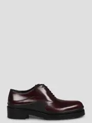 [Prada] Prada-Lace-Up Rosso-Donna 41