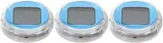 JECOMPRIS 3pcs Small Digital Clock Battery Operated Stick Clock for Classroom Car for Dash