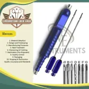 Luer Lock Cannulas with Blue Handle for Precision Fat Extraction in Liposuction