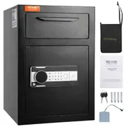 2.5 Cub Depository Safe, Deposit Safe with Drop Slot, Electronic Code Lock and 2 Emergency Keys, 20.27'' x 13.97'' x 13.97'' Business Drop Slot Safe for Cash, Mail in Home, Hotel,