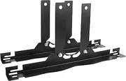Wheel Alignment Tool, 2PCS Alloy Steel Car Front End Toe Alignment Tool with Hanging Holes and Safety Slot Design, Toe Alignment Tool Plates for Multiple Cars, Truck, SUV, Black