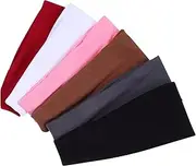 [VALICLUD] Comfortable Workout Headband Red Headband Men's Wide Elastic Sweat Band