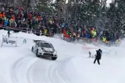 WRC Rally Sweden 2013 Jari Matti Latvala VW WRC Action Old Photo