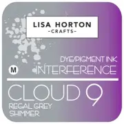 Lisa Horton Crafts Cloud 9 Shimmer Interference Ink Pad -Regal Grey Shimmer A500