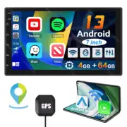 Android 13 Car Stereo Radio 7" Touch Screen Double 2 DIN GPS WIFI BT Head Unit