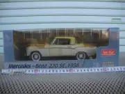 1 18 1958 Mercedes Benz 220SE Mercedes Benz White Sunstar made new no