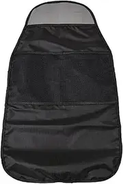 LeeQinersw Car Back Seat Cover for Kids Backseat Protector Oxford Cloth for Vehicles to Protect from Dirt Mud Scratches Kick Mat, with Pocket