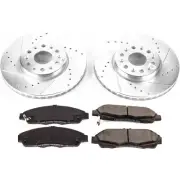 PowerStop Disc Brake Kit - Front - Fits Buick Enclave 2018-2020, Chevrolet Blaze (for: Chevrolet)