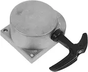 DONFAMDS Engine Hand Pull Plate Pull Starter for Motors Engine for Dirt Pull Starter Dirt Bike Alloy Pull Start Pull Start for Bicycle Pull Start Starter Kit Silver Aluminum Alloy