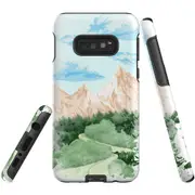 For Samsung Galaxy S10e Case Tough Protective Cover Mountainous Nature