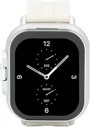 Smart Watch with Earbuds, 2 in 1 Fitness Bluetooth Watch with Multiple Sports Modes, 240mAh Battery, Activity Tracker (Silver Shell (Gray Silicone))