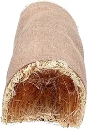 TOBBOMEY Warm Nest for Hamsters Bunny Tunnel House Hamster Bed Resting Cave Sleep Nest Hideout Small Pet Toy Safe Material Cold s Shallow Brown