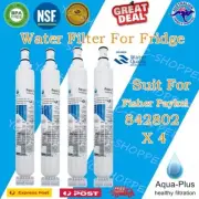 4 X Fisher Paykel RS90AU1 842802 839041 Fridge Water Filter Premium replacement