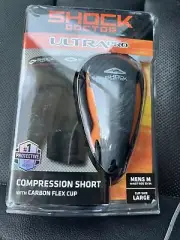 New Shock Doctor 337 Ultra Pro Compression Short w/ Ultra Cup Large/Men M 32-34