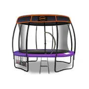 Kahuna Trampoline 12 Ft With Roof Cover -purple