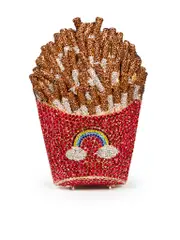 Embellished Cigarette Fries Clutch