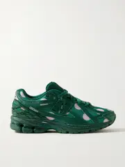 [New Balance] New Balance - 1906 Rubber-trimmed Faux Leather And Mesh Sneakers - Green - US8.5 US 8.5 Green