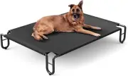 Elevated Dog Bed Raised Dog Bed Medium Washable Chew Resistant Cooling Elevated