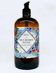 1 Holy Apothecary MULBERRY WINE Liquid Hand Soap Wash 32 oz Garrison Newport