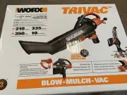 Worx TRIVAC 3-In-1 Electric Leaf Blower/Mulcher/Vacuum NEW IN BOX